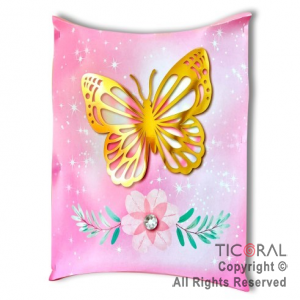 MARIPOSAS GLAM PIATA CON STAMPING X 1